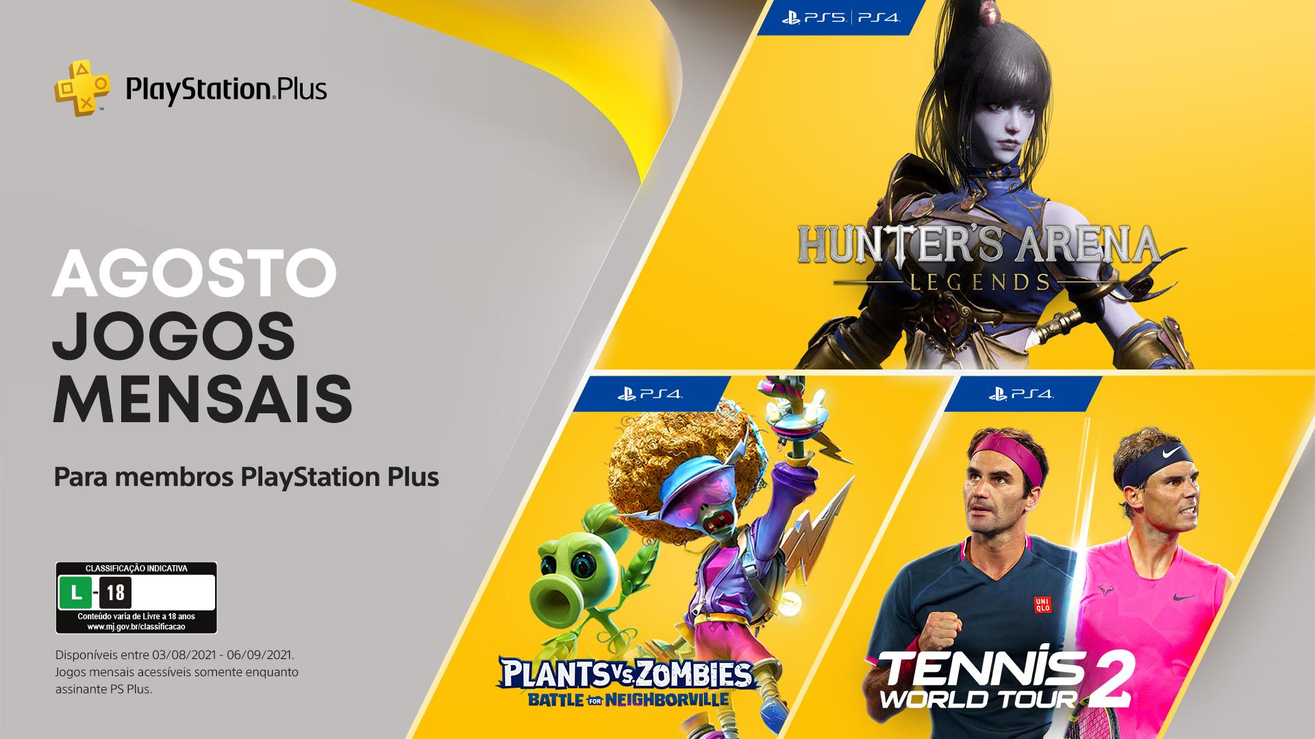 PlayStation Plus: confira os jogos de agosto para PS4 e PS5